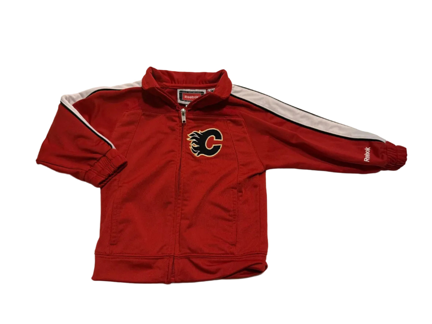 Reebok Calgary Flames Red Track Jacket 2T