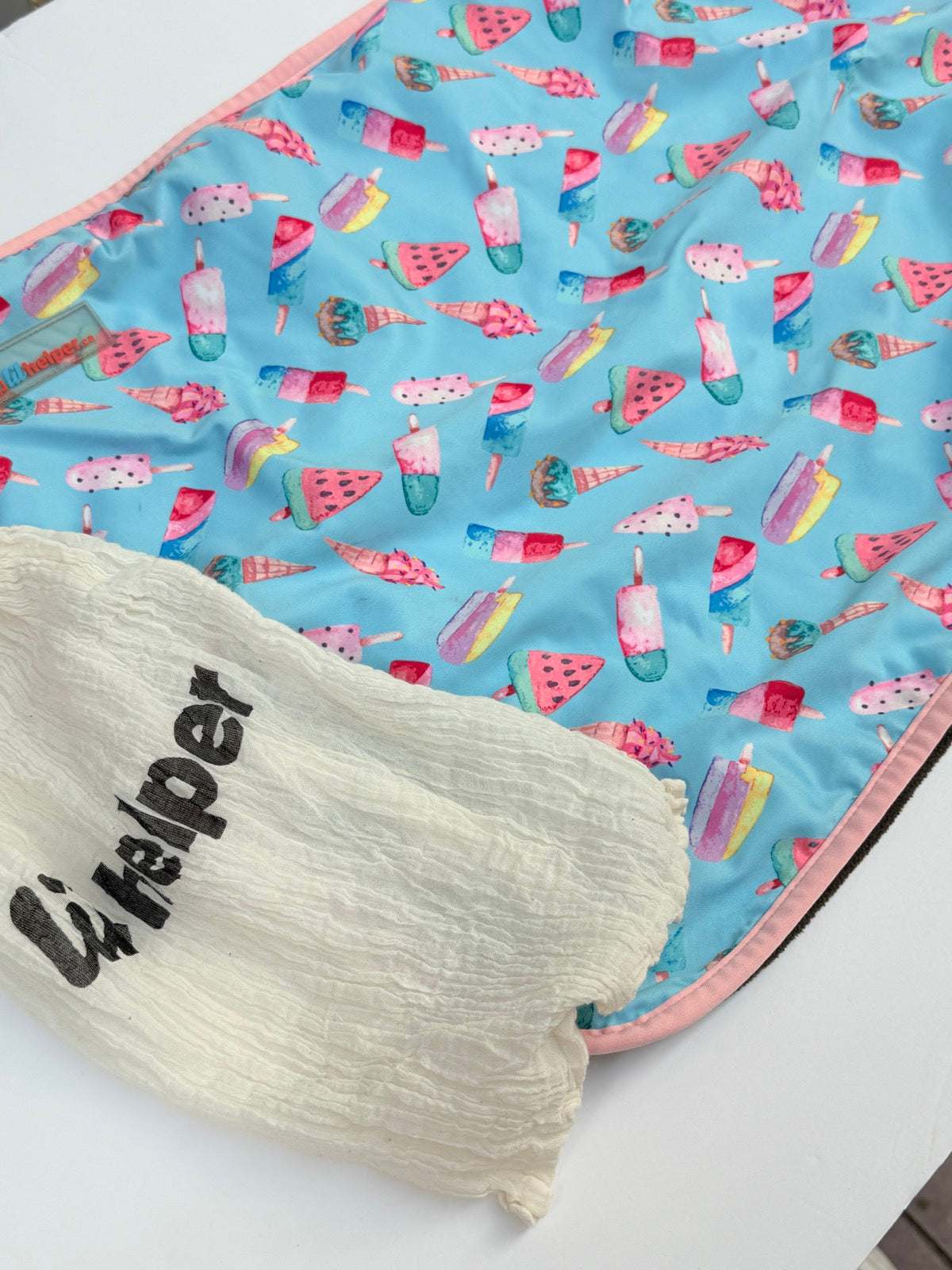 Lil Helper Change Pad with Muslin Bag