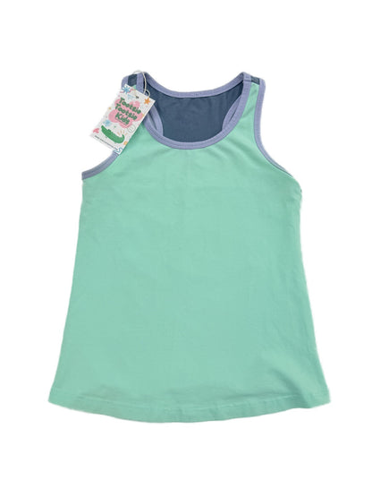 Peekaboo Beans Mint Racerback Tank Dress Size 6