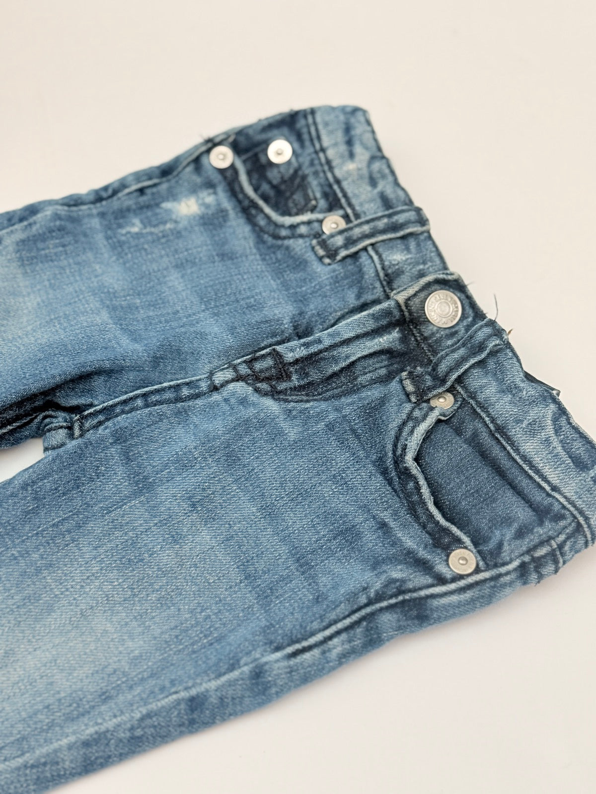 7 For All Mankind Sunny Crop Roll Jeans 12M