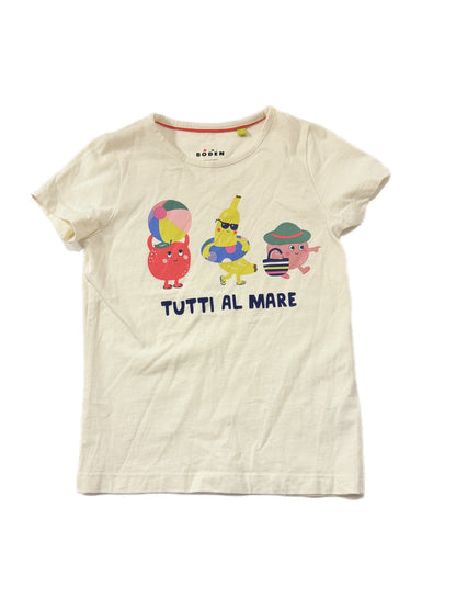 Mini Boden Tutti Al Mare Graphic T-Shirt 6-7Y