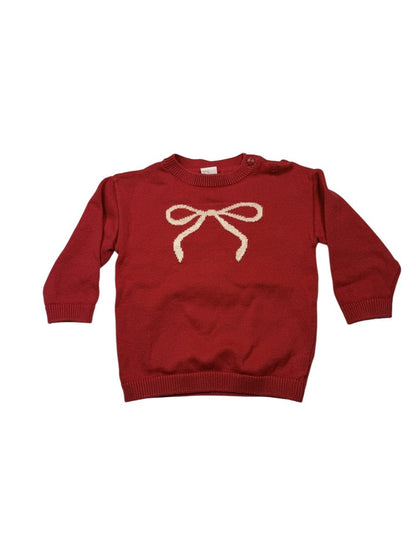 H&M Red Knit Sweater 9-12M