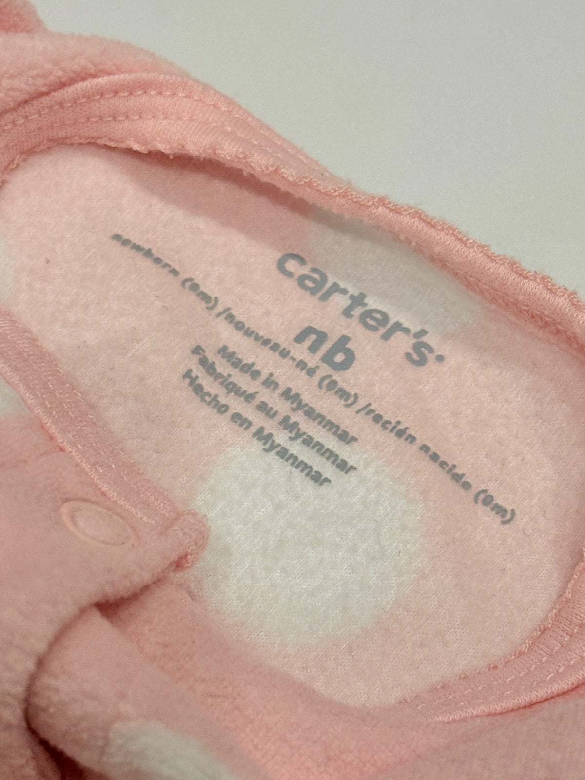 Carter's Pink Squirrel Sleeper Newborn