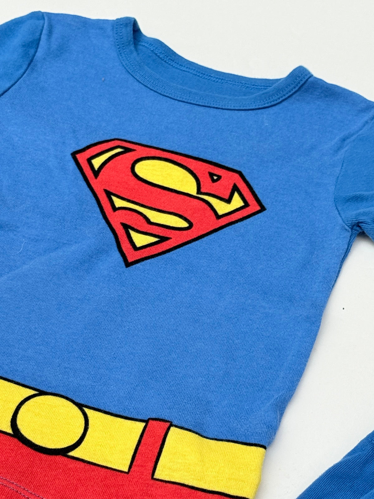 DC Superman Costume Pajama Set Toddler 3