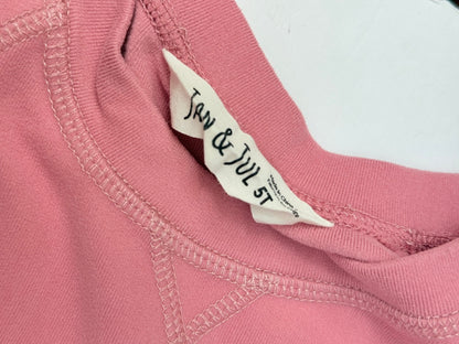 Jan & Jul Pink Fleece Base Layer Set 5T