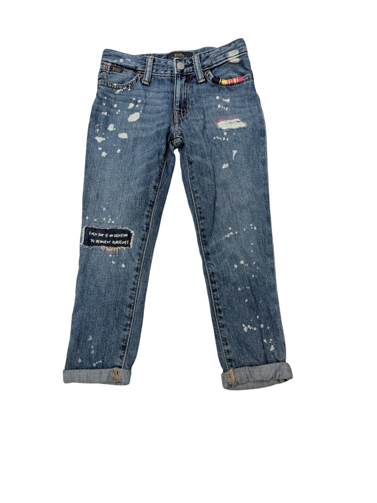 Polo Ralph Lauren Distressed Skinny Jeans Size 5