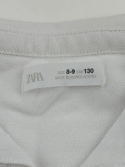 Zara White Polo Size 8-9