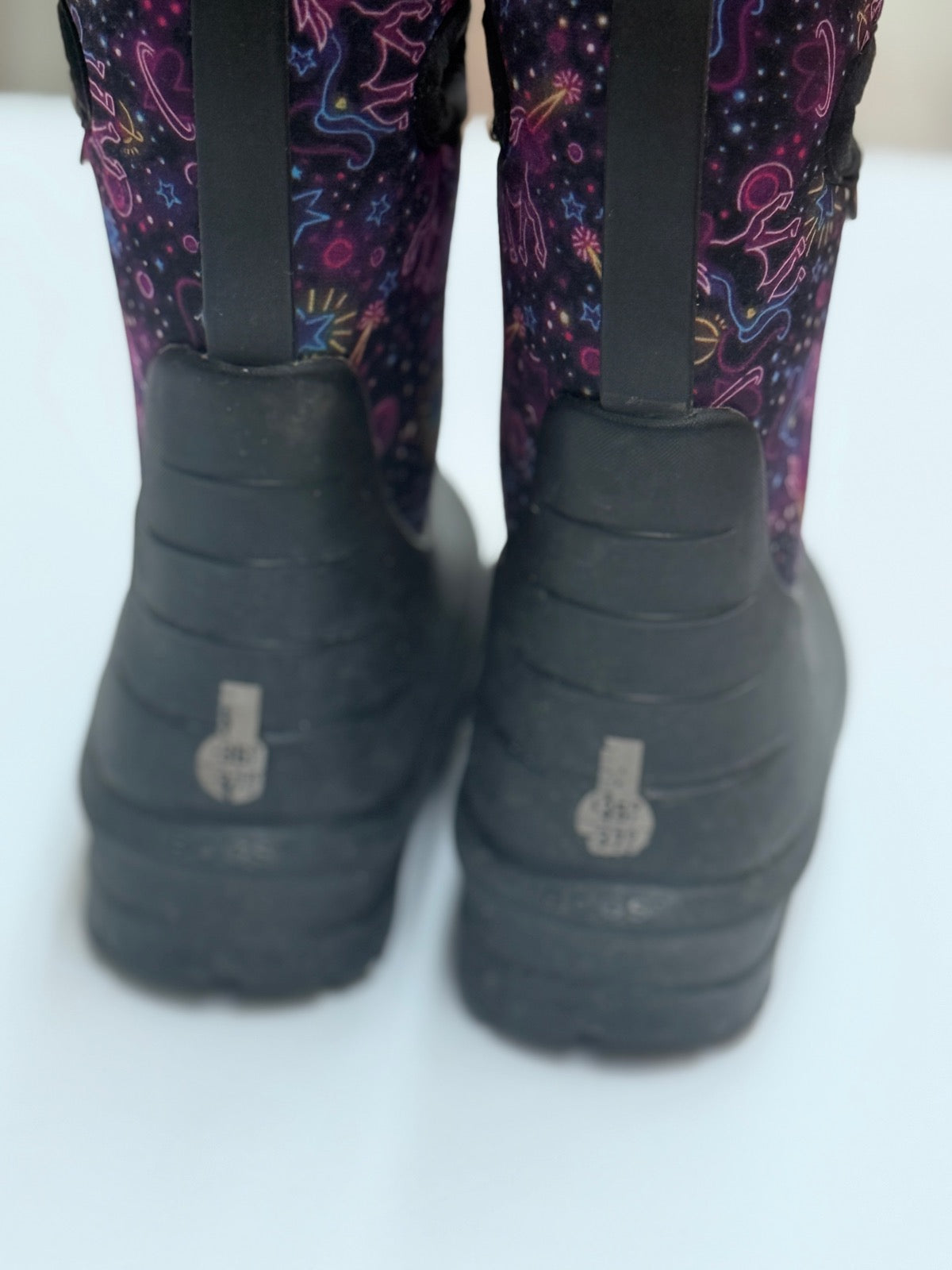 Bogs Neo-Classic Unicorn Space Print Boots Size 11