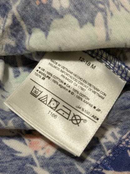 Old Navy Floral Blue Tank Top 12-18M