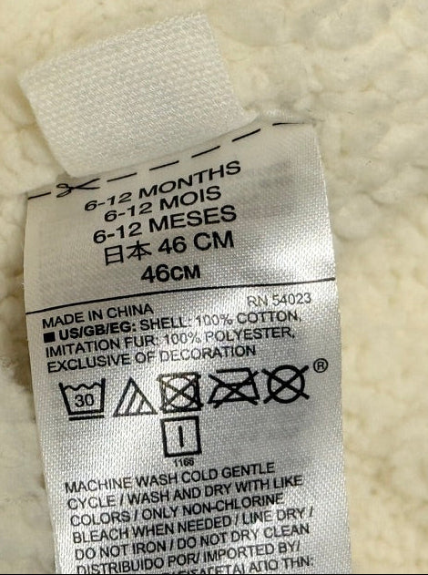 Bear Winter Hat 6-12m