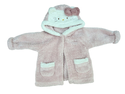 Hello Kitty Pink Fleece Hoodie Jacket 4Y
