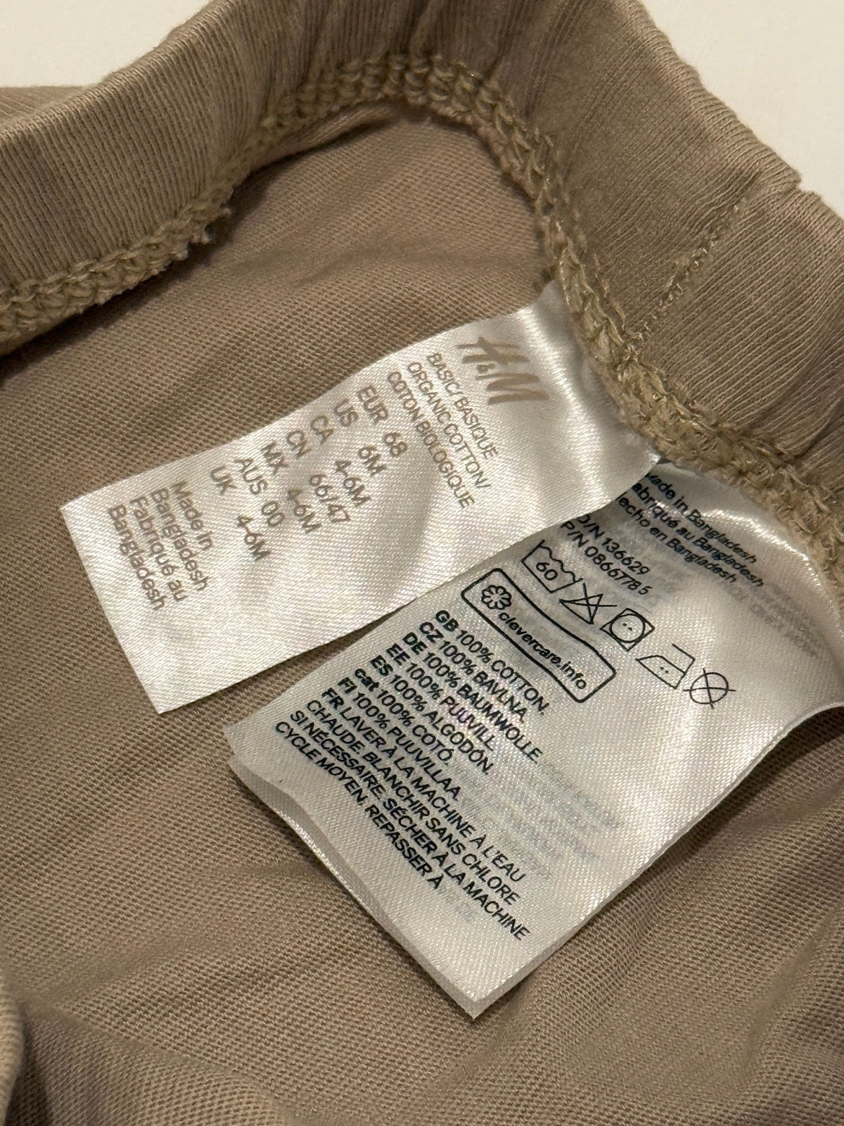 H&M Basic Organic Cotton Pants EUR 68