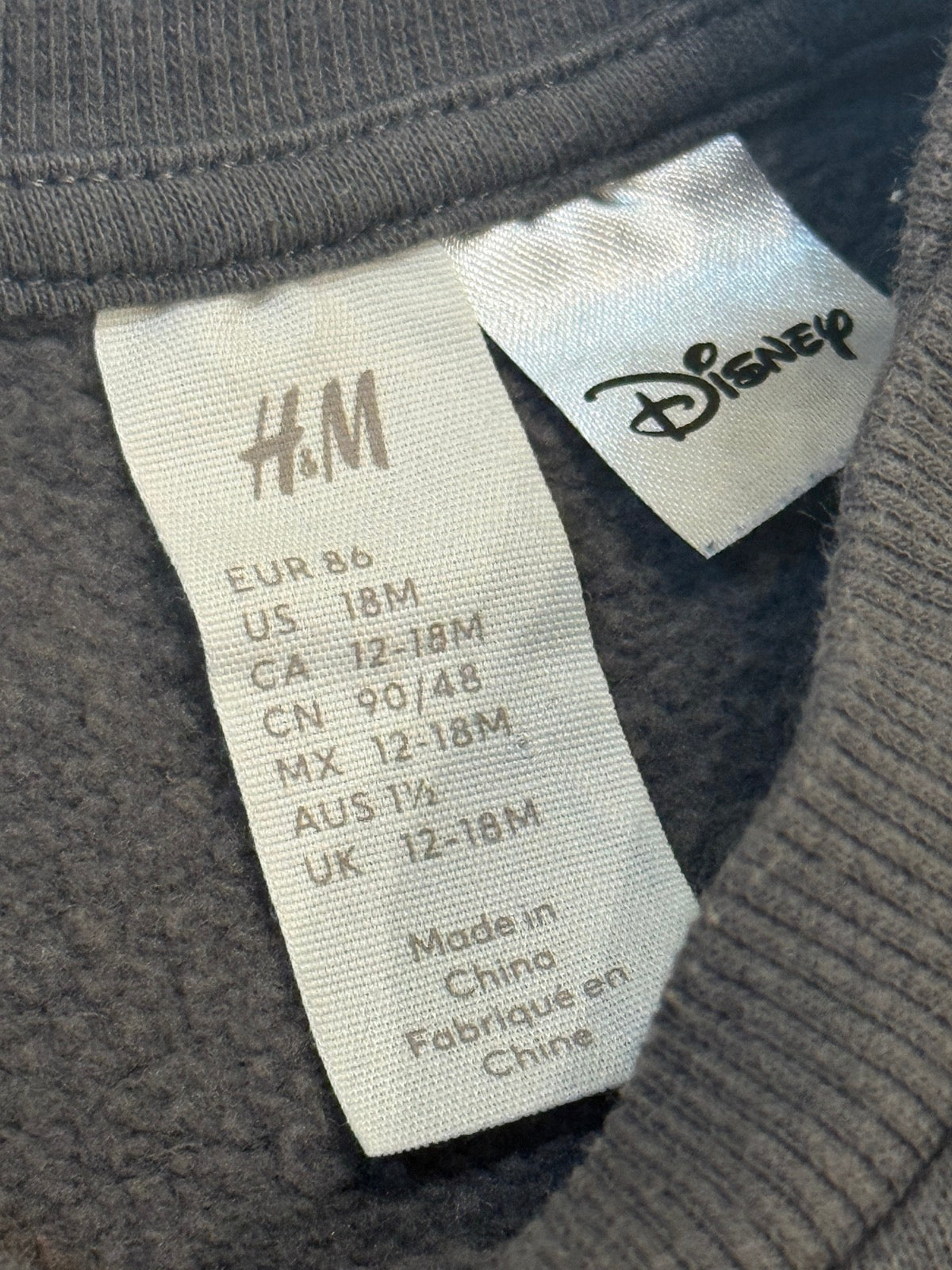 H&M Disney Lion King Sweatshirt Set 12-18M