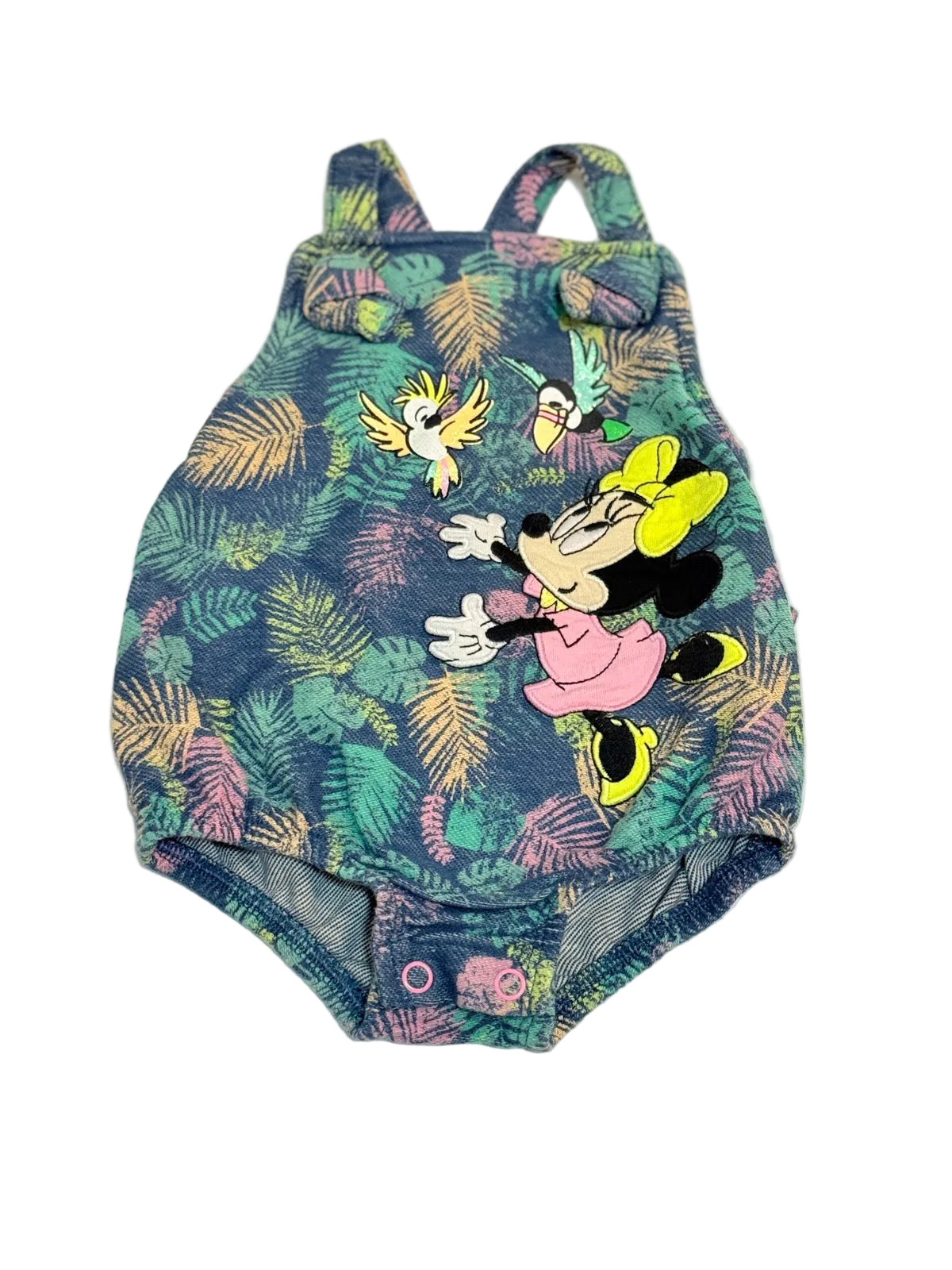 Disney Baby Minnie Mouse Tropical Romper 3-6M
