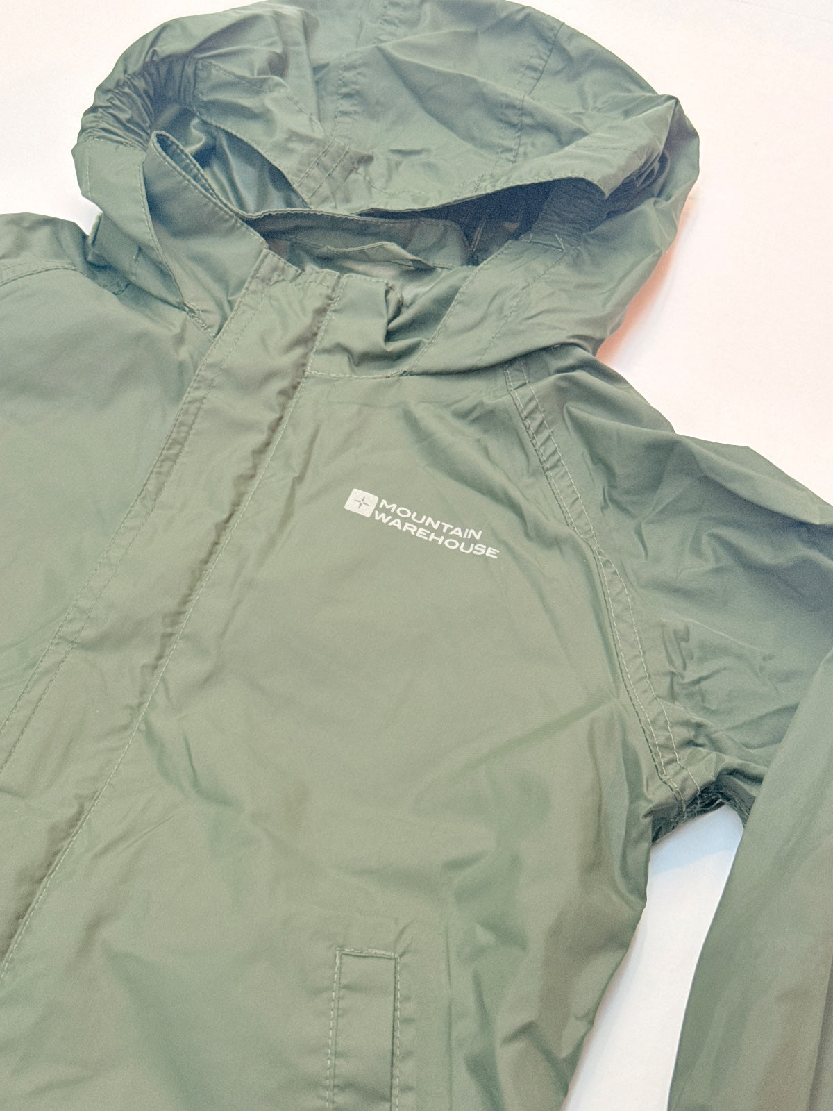 Mountain Warehouse Green Waterproof Jacket 5-6Y