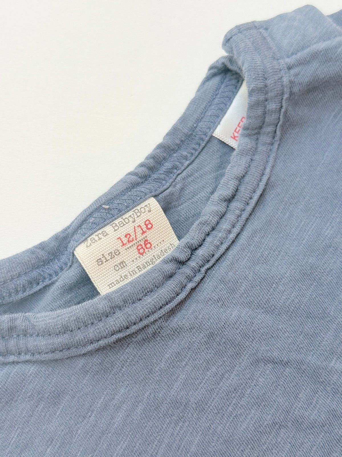 Zara BabyBoy Blue T-Shirt 12-18m