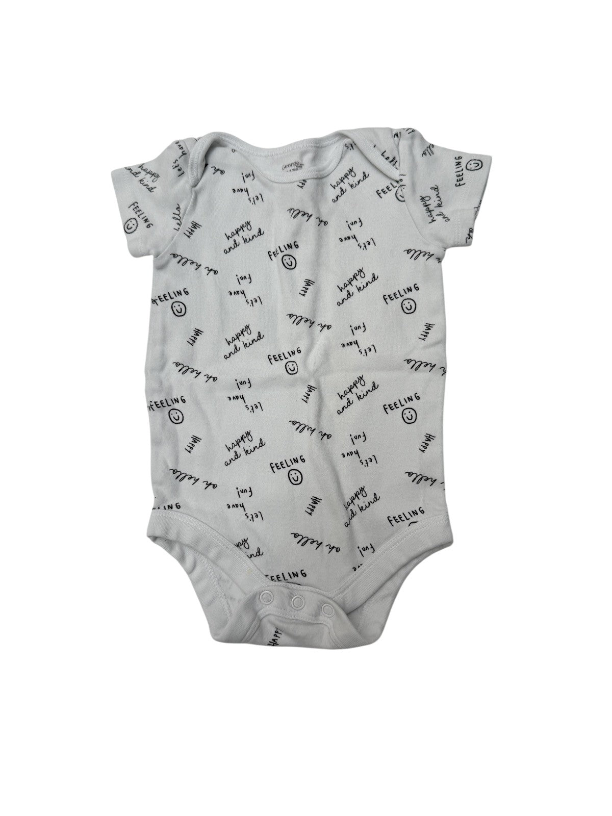 George Baby Happy and Kind Bodysuit 6-12M