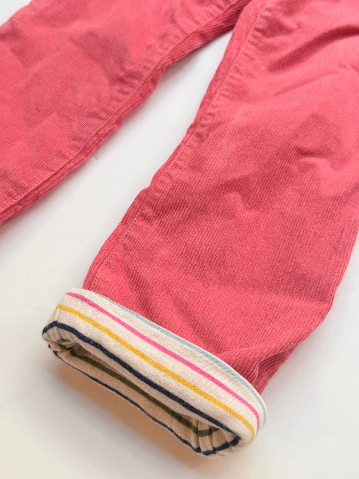 Mini Boden Pink Corduroy Lined Pants 5-6Y