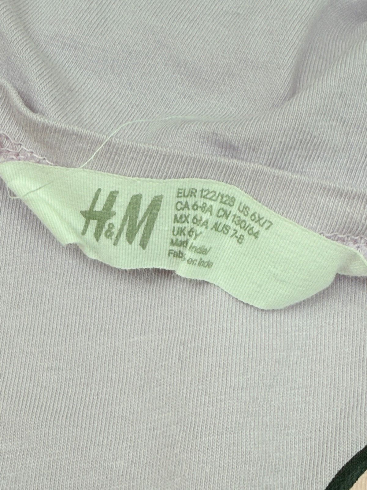 H&M Unicorn Print T-Shirt Size 8