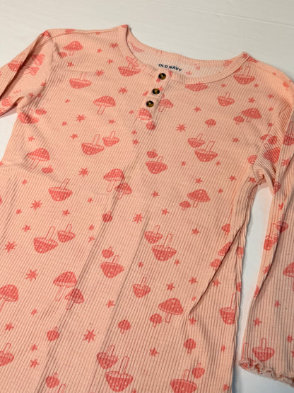 Old Navy Mushroom Print Ribbed Dress Size 8