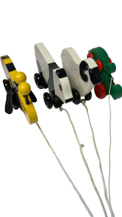 LG Wooden Animal Pull Toys Sold Separately