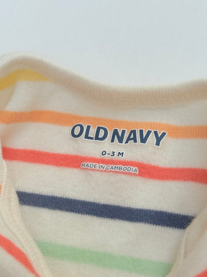 Old Navy Striped Bodysuit 0-3M