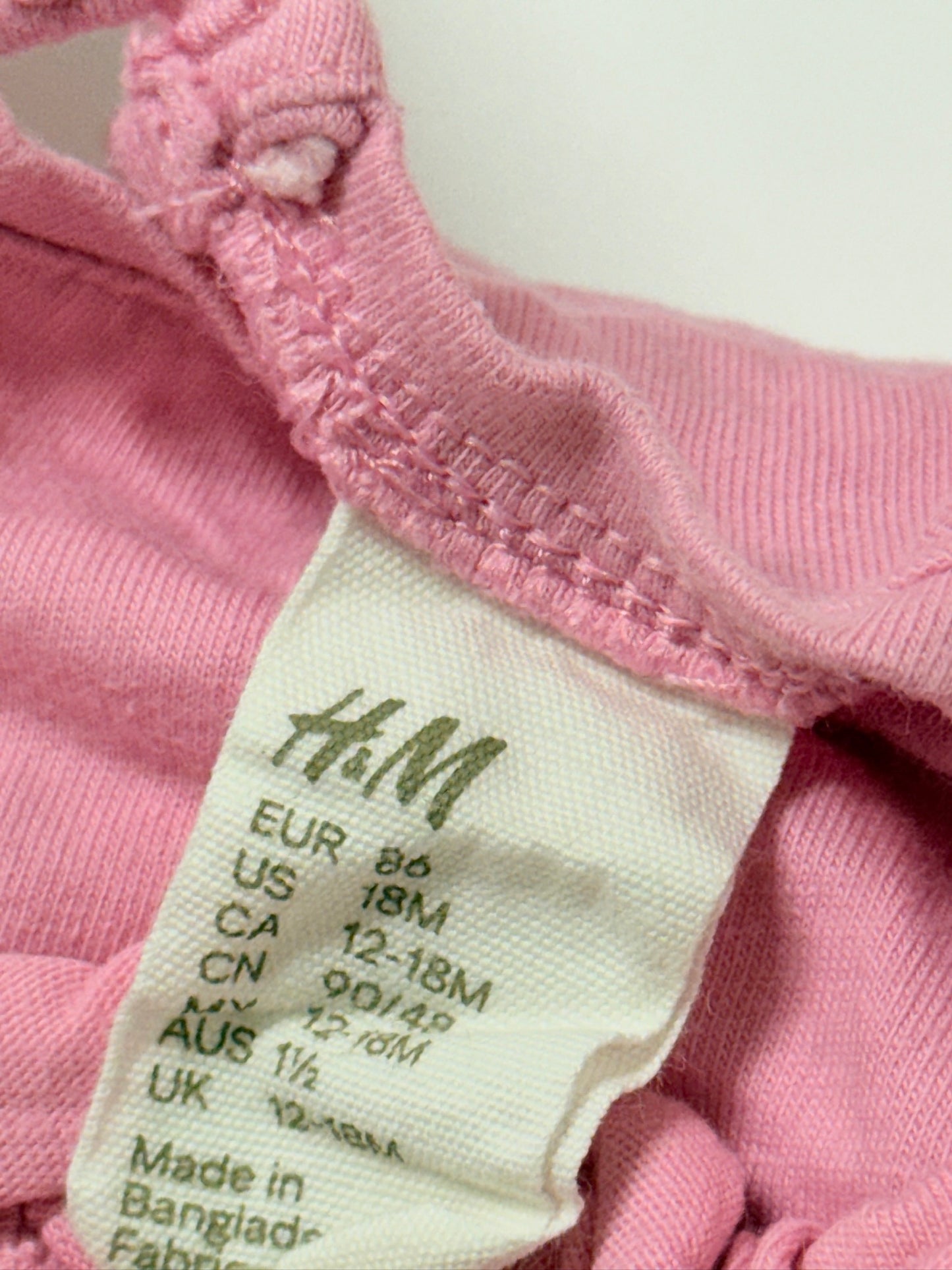 H&M 12-18m Long Sleeve