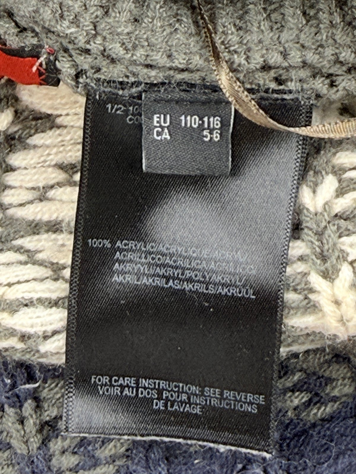 Mexx Gray Snowflake Knit Skirt Size 5-6