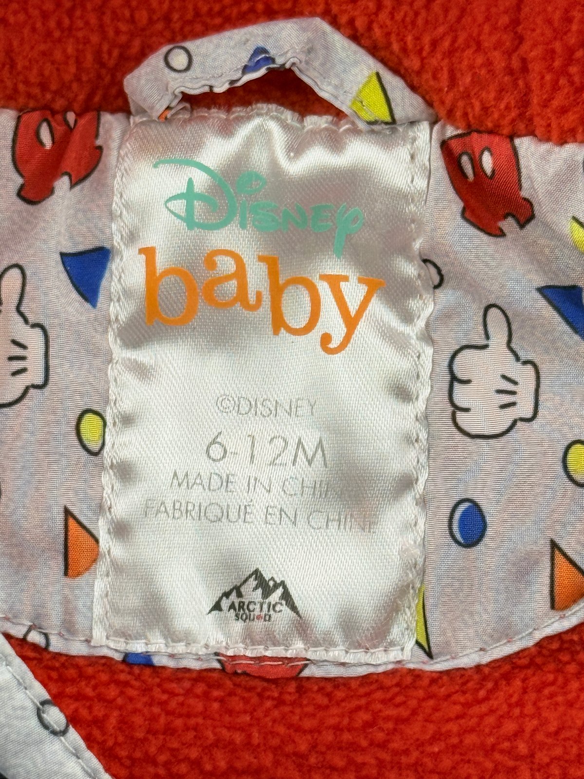 Disney Baby Mickey Mouse Sherpa Jacket 6-12M