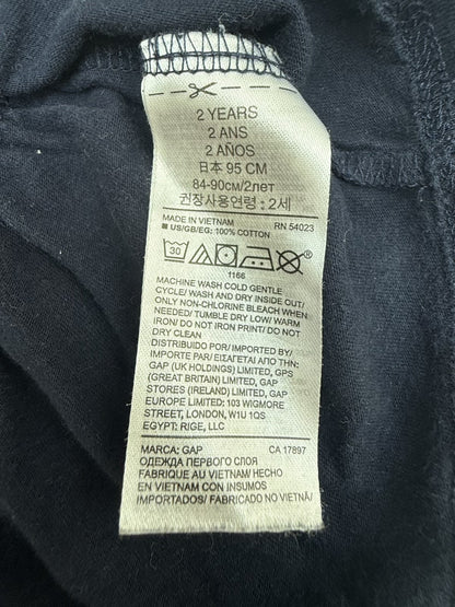 Baby Gap Navy Peplum Top 2T