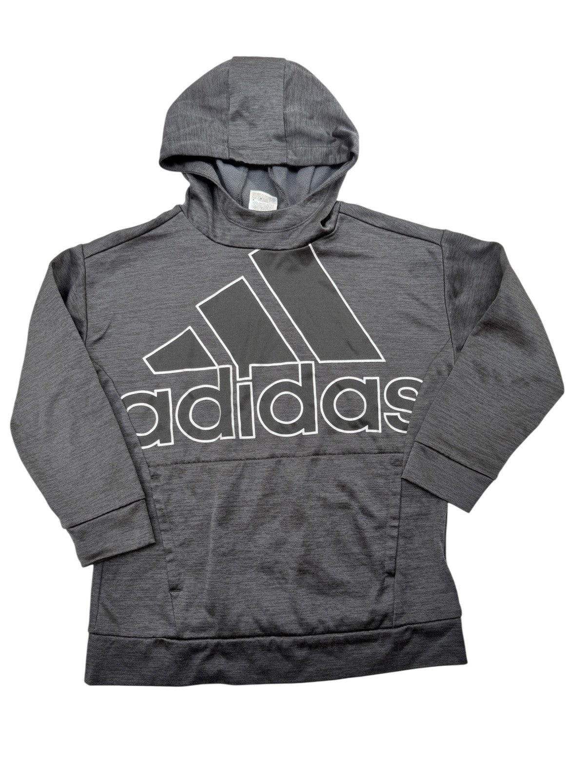 Adidas Gray Logo Hoodie Size 11-12