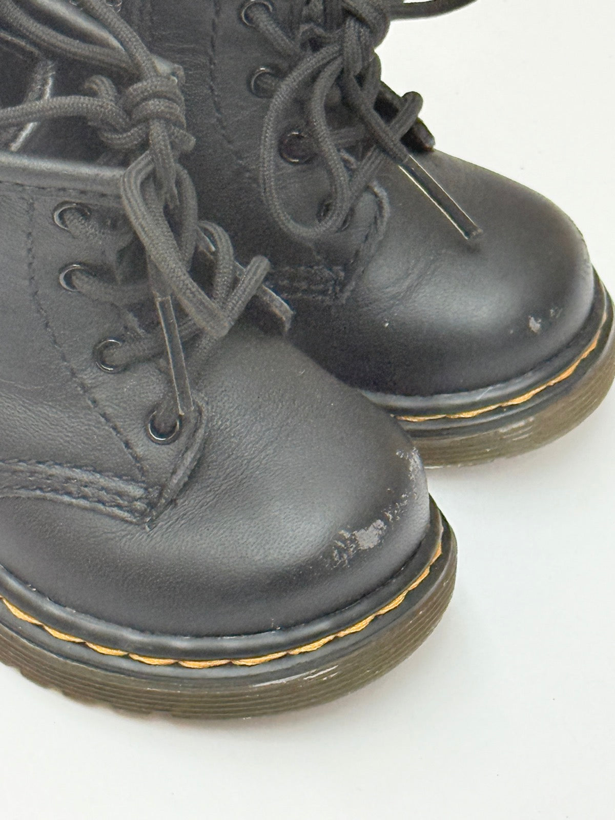 Dr. Martens 1460 Black Leather Boots Toddler 4