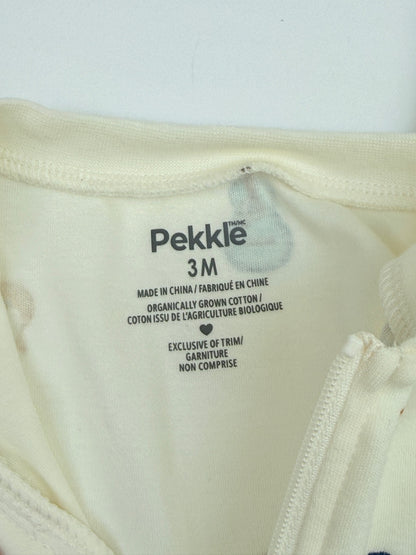 Pekkle Music Print Footed Sleepers 3M Sold separately