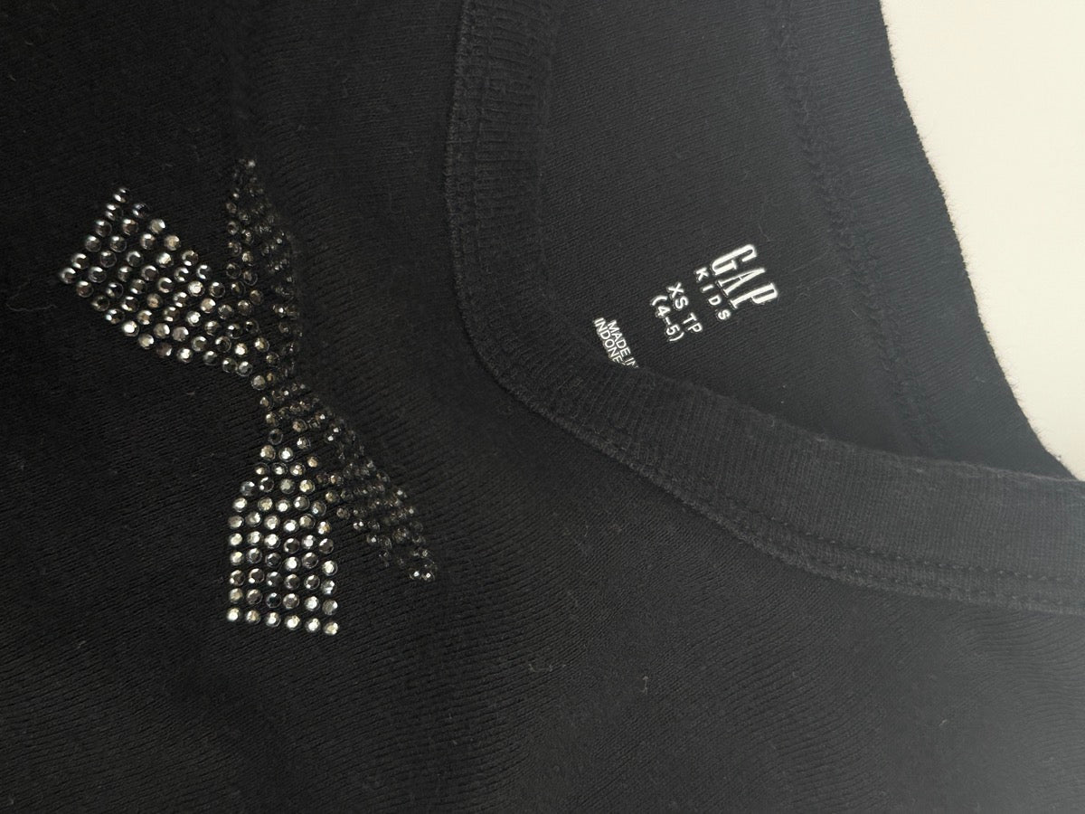 Gap Kids Black Long Sleeve Top 4-5