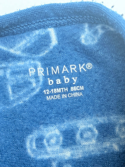 Primark Baby Fleece Truck Sleeper 12-18M