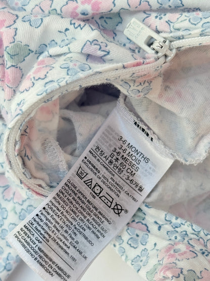 Baby Gap Floral Footed Sleeper 3-6M