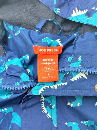 Joe Fresh Dinosaur Print Hooded Jacket 3T