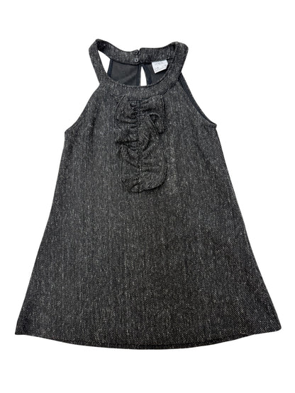 Zara Girls Tweed Ruffle Dress Size 6Y