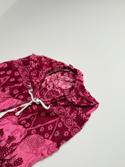 Elephant Print Harem Pants 3Y