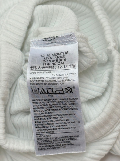 Baby Gap Ribbed Pocket Bodysuit 12-18M