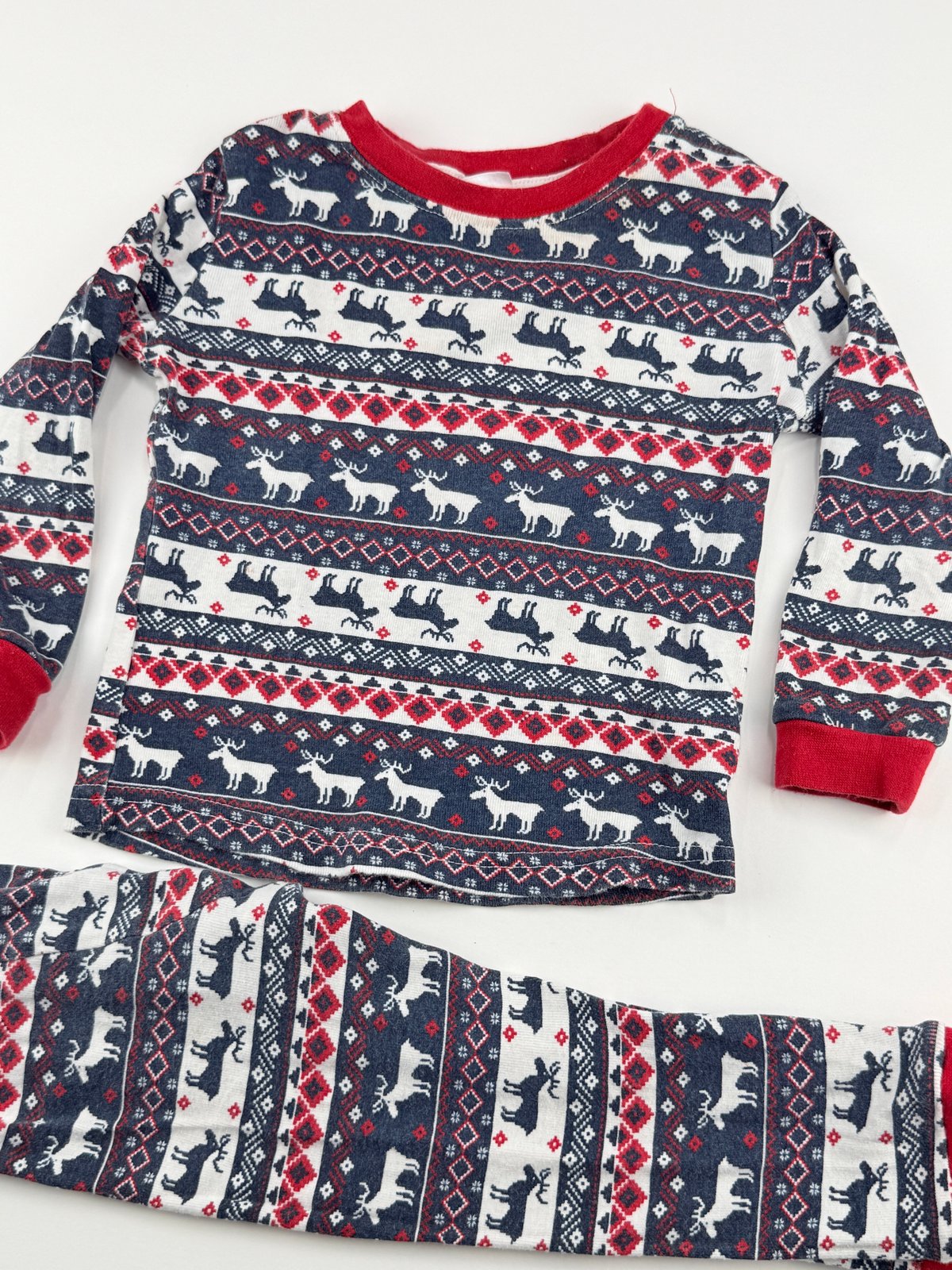 Wind River Heritage Reindeer Fair Isle Pajamas 2T