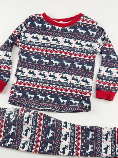Wind River Heritage Reindeer Fair Isle Pajamas 2T