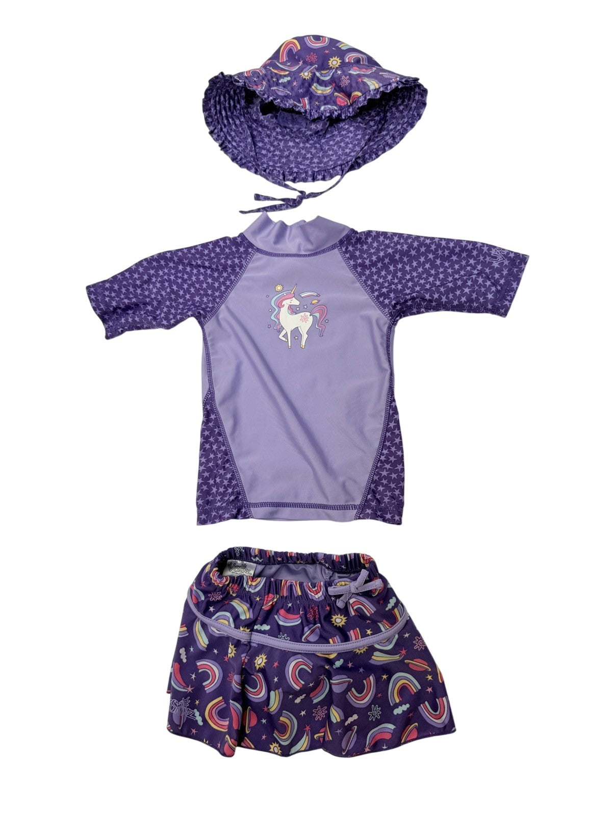UV Skinz Unicorn Swim Set 2T