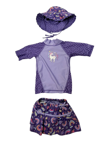 UV Skinz Unicorn Swim Set 2T