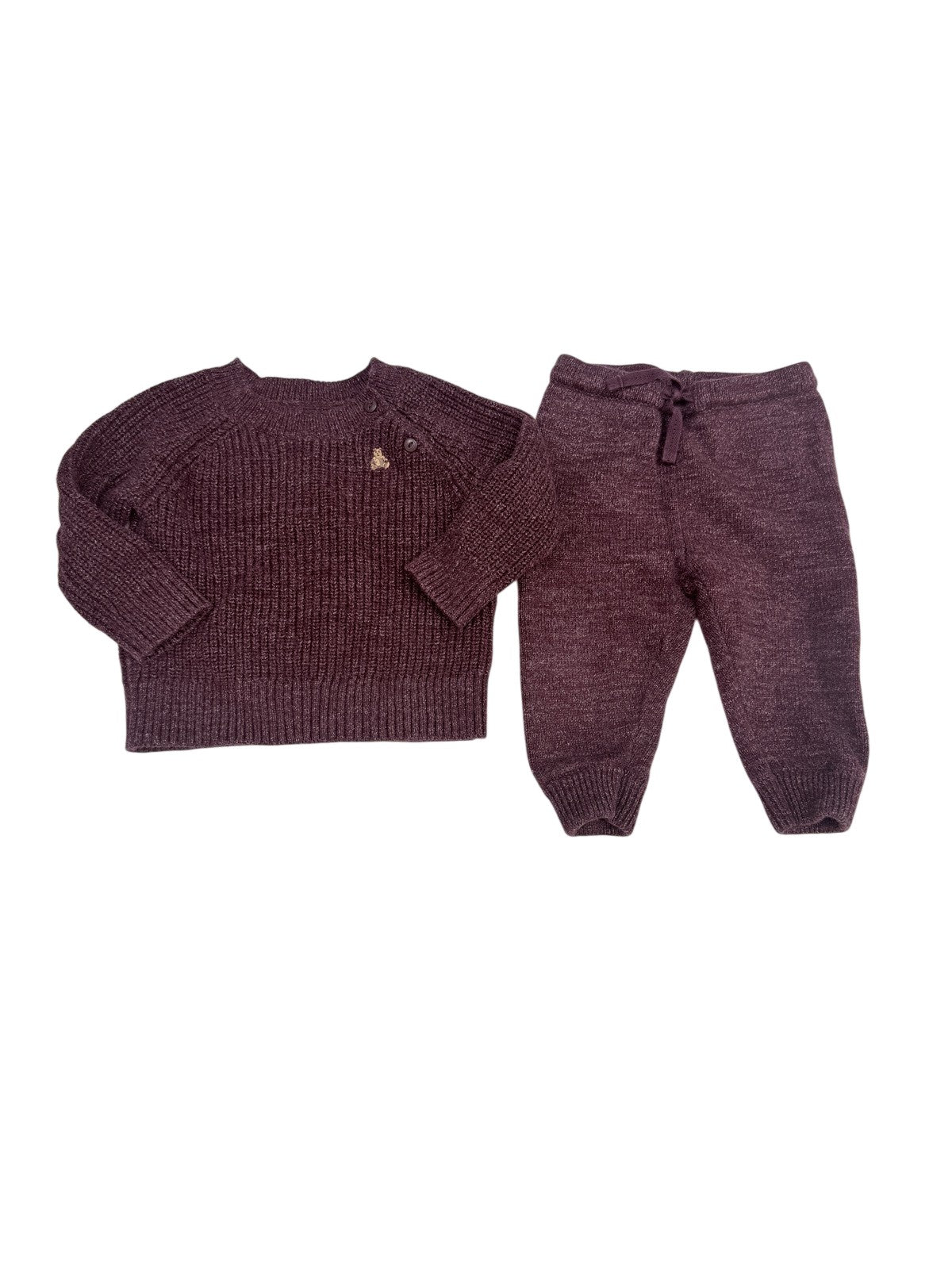 Baby Gap Chenille Sweater Joggers Set 6-12M