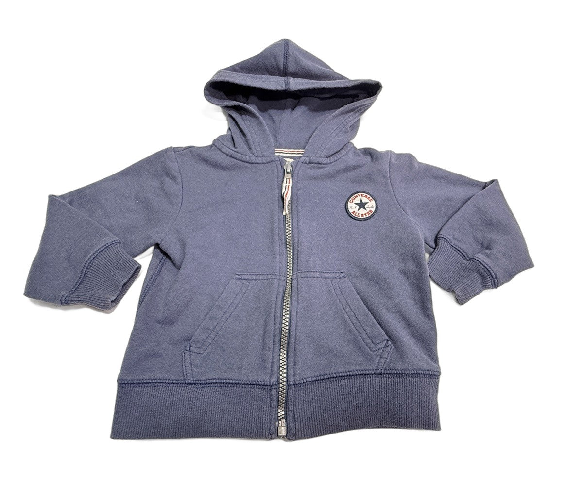 Converse All Star Blue Zip Hoodie 2T