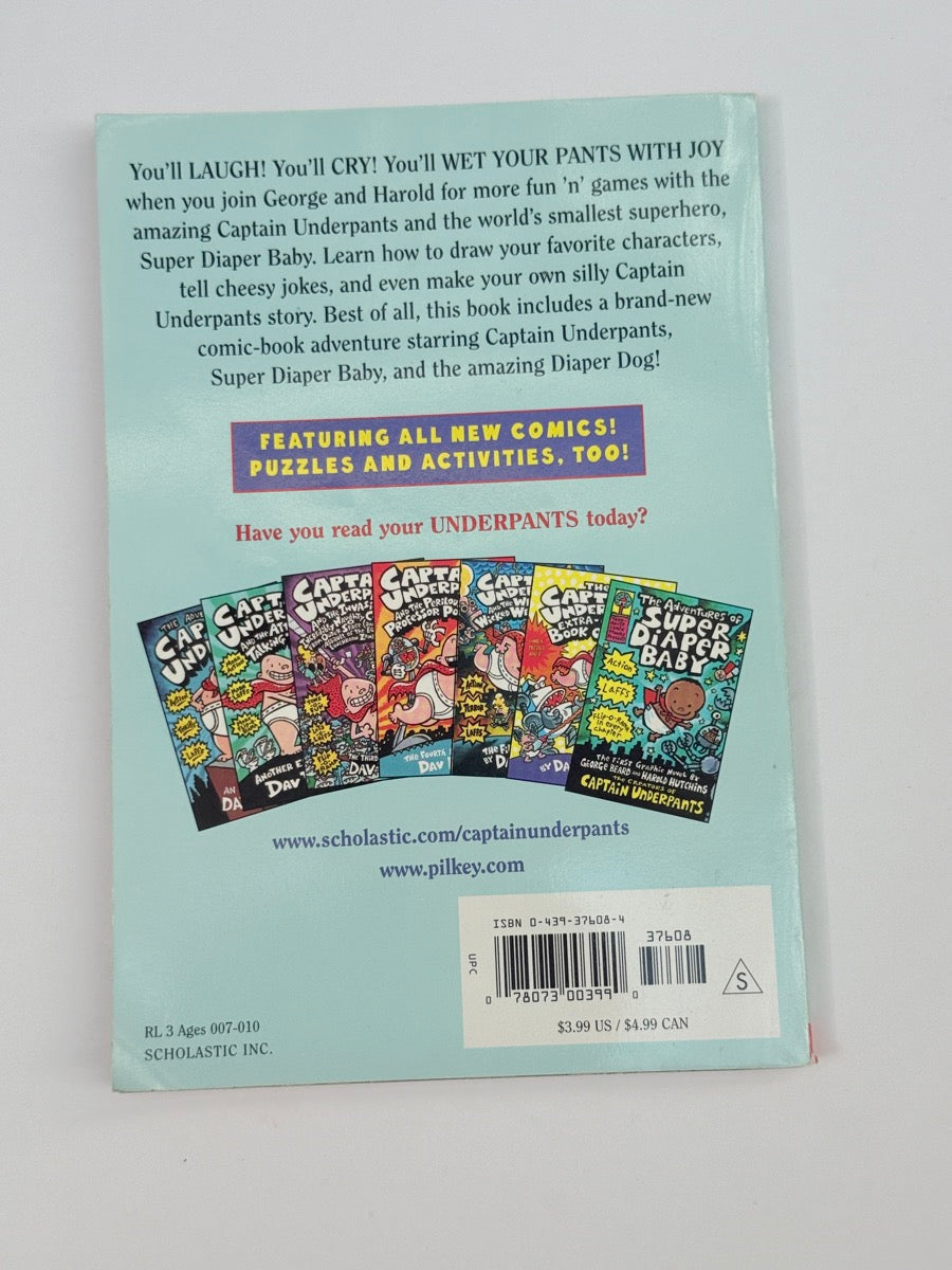 Dav Pilkey Captain Underpants Extra-Crunchy Book O'Fun 2