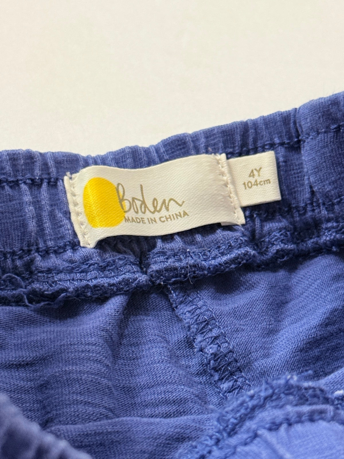 Boden Pom Pom Trim Shorts Girls 4Y
