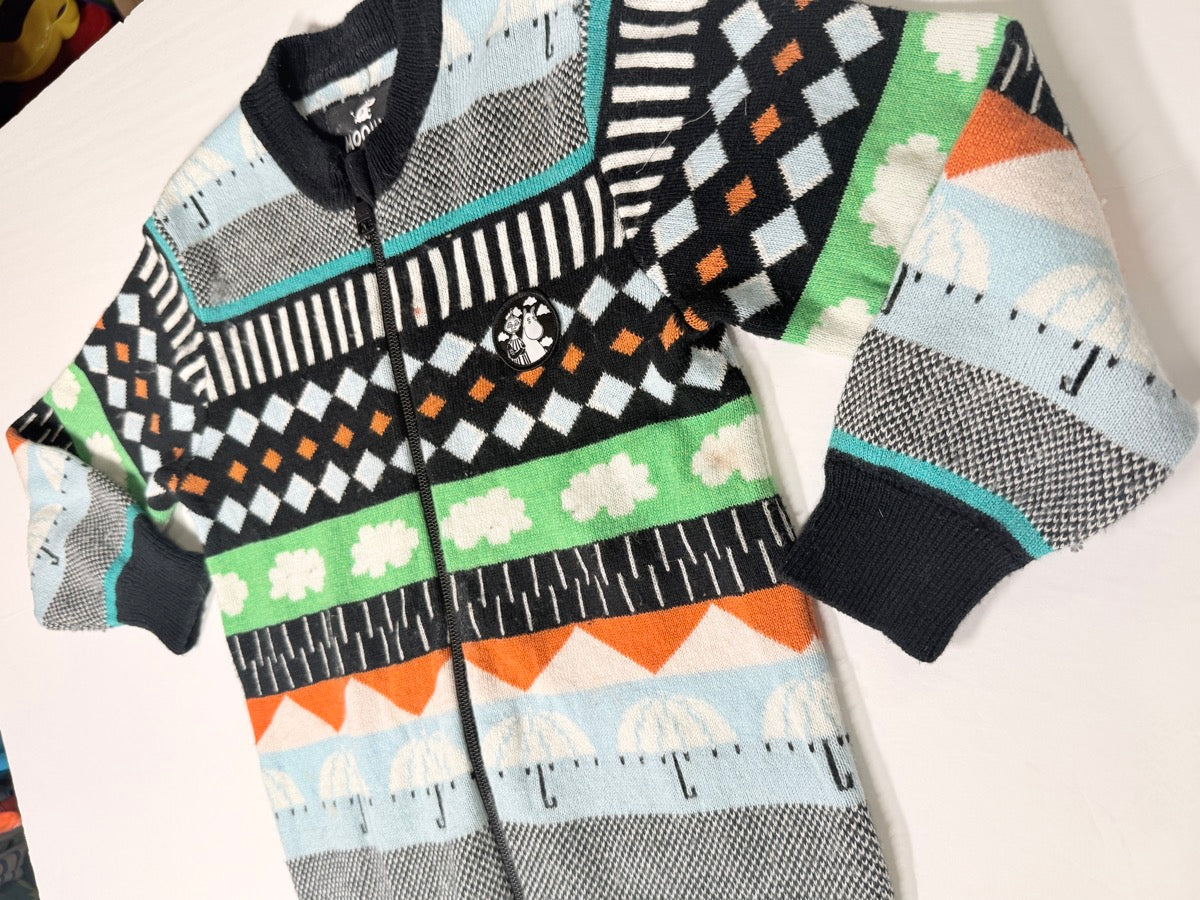 Reima Moomin Knit Zip Jumpsuit Size 4T