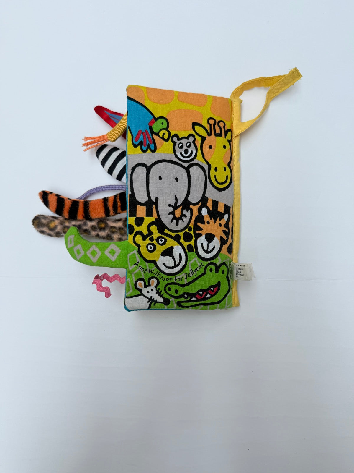 Jellycat Jungly Tails Soft Cloth Book